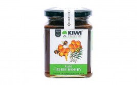 Kiwi Kisan Window Raw Neem Honey   Glass Jar  350 grams